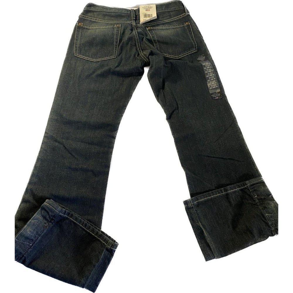 Polo Ralph Lauren Whitney Button Vent Women's size 2 Dark Wash Denim Jeans nwt